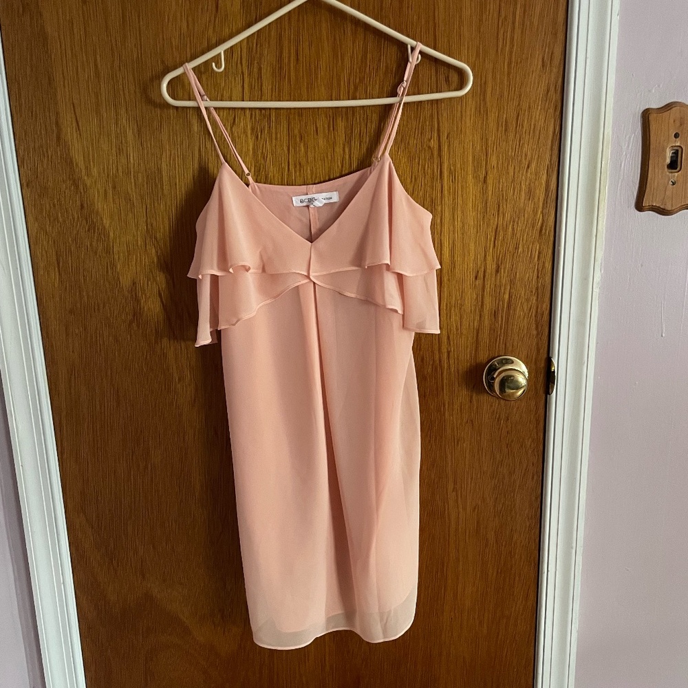 BCBGeneration nude peach mini dress